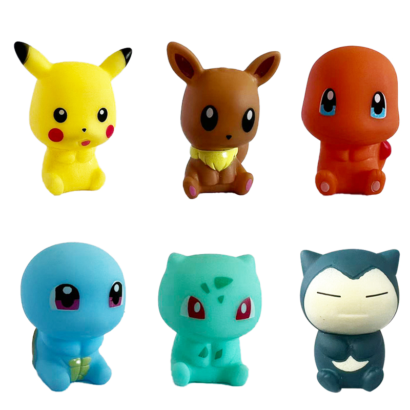 Baby Products Useful - 6 adet Pokemon banyo oyuncakları Pikachu