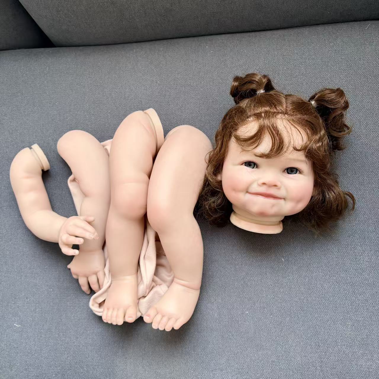 Baby Products For Curly Hair - NPK 24''El Yapımı Bitmemiş Bebek Seti