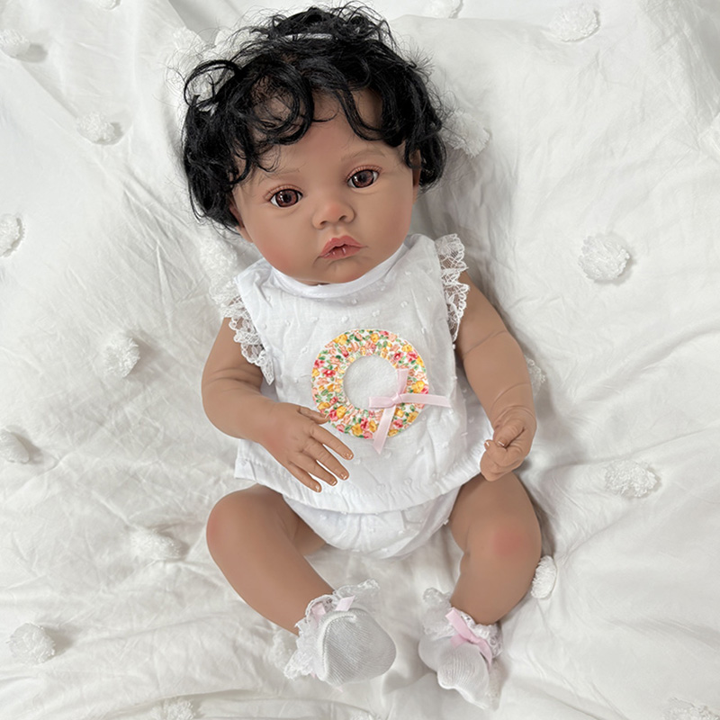 Baby Products For Curly Hair - 19 inç Çayır Koyu Tenli Tam