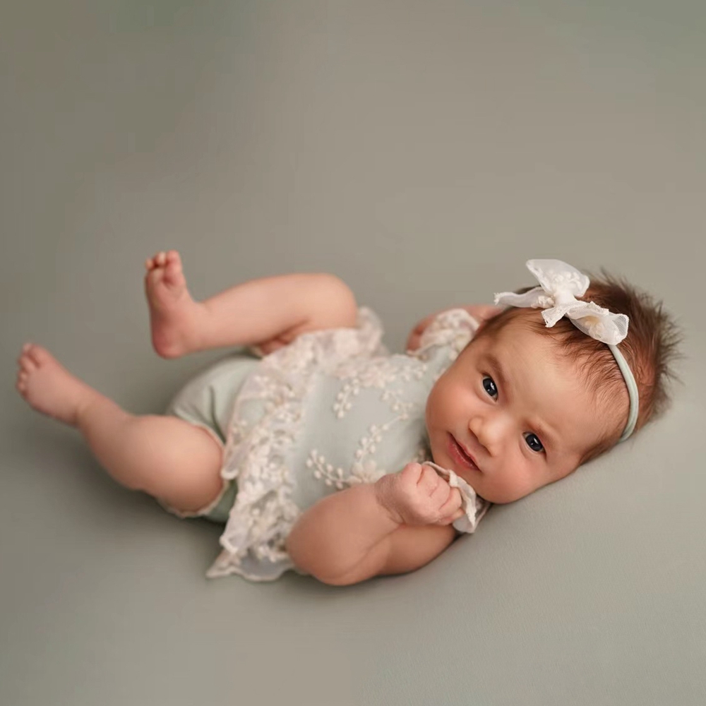 Baby Products Useful - Kaprisli Yenidoğan Bebek Kız Pastel Yeşil