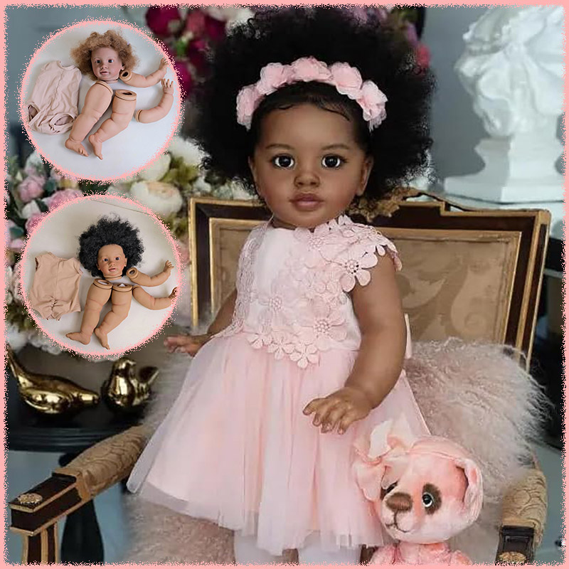 Baby Products For Curly Hair - 26 inç Koyu Tenli Yeniden Doğmuş