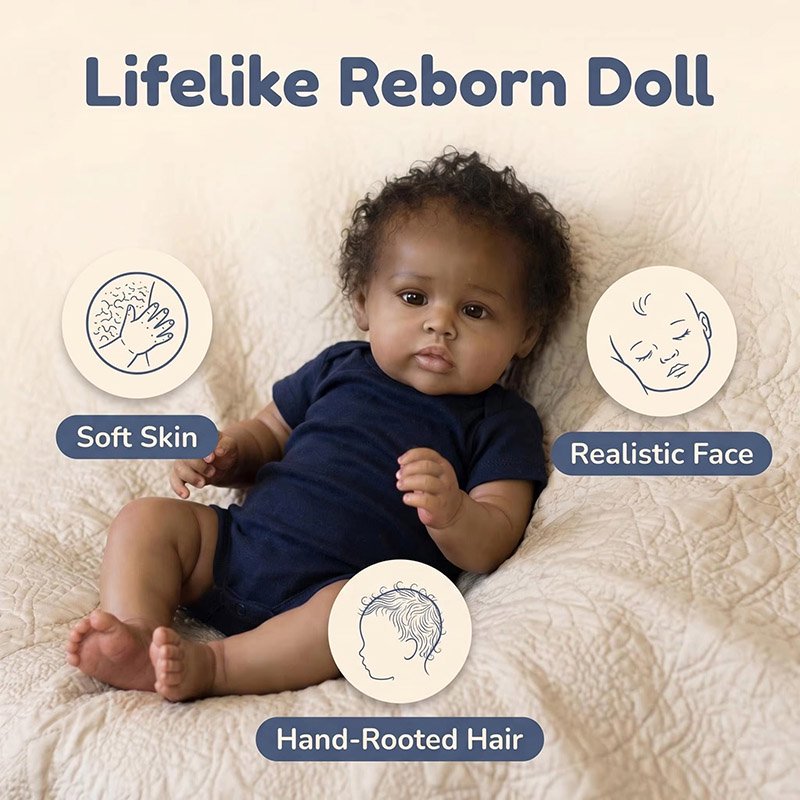 48cm Yumuşak Silikon Vinil Reu - Baby Products For Curly Hair incelemesi ve fiyatı