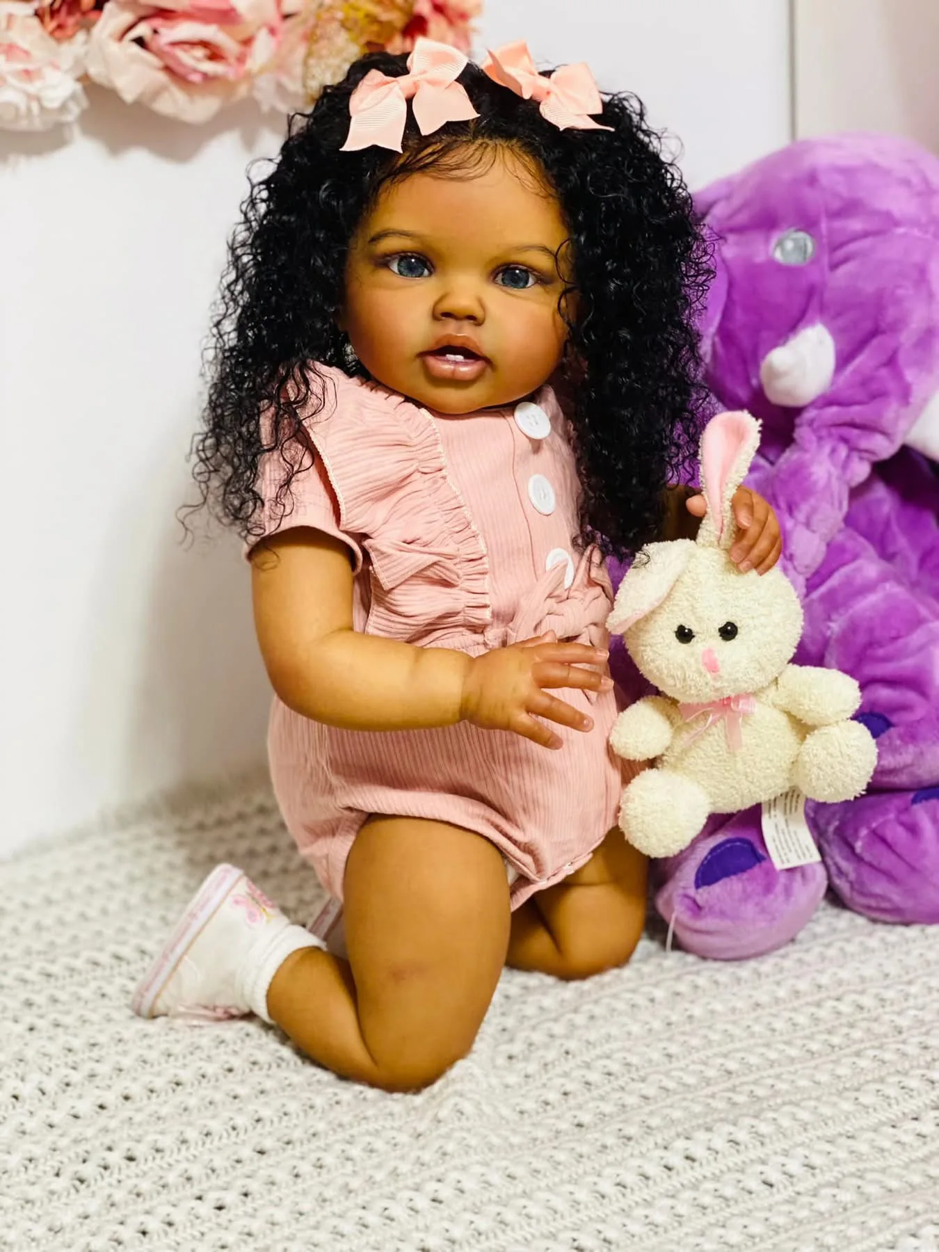 24 inç Yeniden Doğmuş Bebek Yü - Baby Products For Curly Hair incelemesi ve fiyatı
