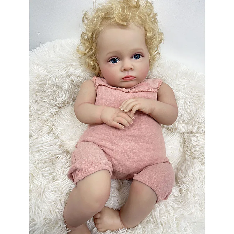 55 CM Yeniden Doğmuş Yürümeye  - Baby Products For Curly Hair incelemesi ve fiyatı